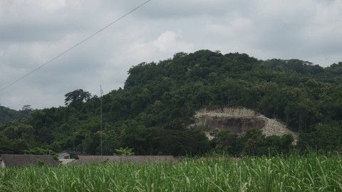 Kondisi tambang ilegal di Prambanan, Sleman, pada Jumat (23/2). Foto: Widi RH Pradana/Pandangan Jogja