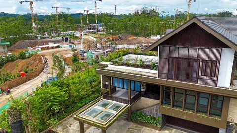 Penampakan rumah menteri di IKN. Foto: Dok. Kementerian PUPR