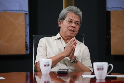 Advokat Todung Mulya Lubis saat hadiri di program Info A1 kumparan, Jakarta, Sabtu (24/2). Foto: Aditia Noviansyah/kumparan