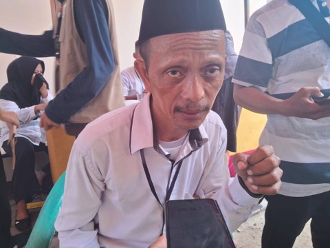 Ketua KPPS pengganti, Taufik Hidayat. dok kumparan