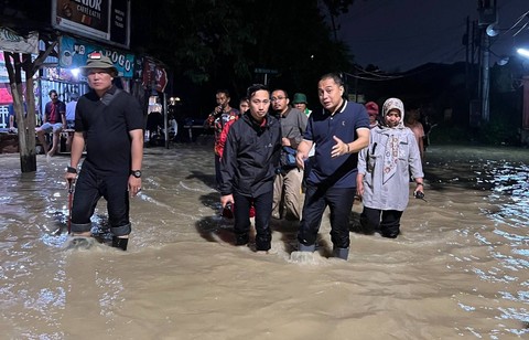 Selama tiga tahun memimpin Surabaya, penanganan banjir menjadi salah satu fokus Wali Kota Eri Cahyadi. Foto: Dok. Pemkot Surabaya