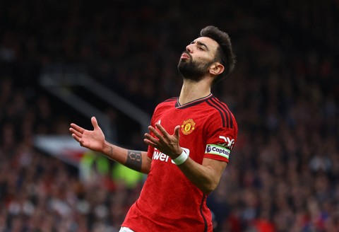 Bruno Fernandes. Foto: Reuters/Carl Recine