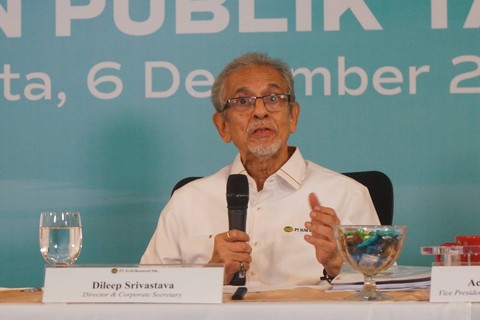Direktur PT Bumi Resources Tbk. (BUMI), Dileep Srivastava. Foto: Dok. PT BUMI Resources