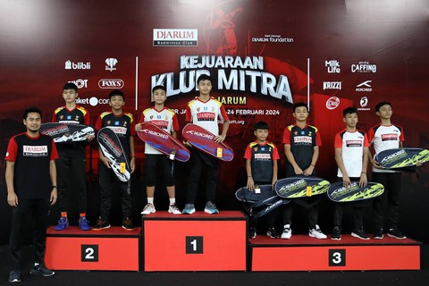 PB Djarum bersama Bakti Olahraga Djarum Foundation menyelenggarakan Kejuaraan Klub Mitra PB Djarum 2024. Foto: PB Djarum