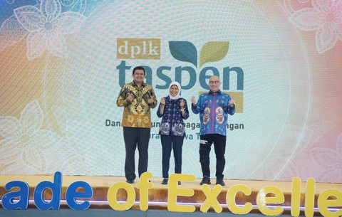 PT TASPEN (Persero) dalam meluncurkan DPLK Taspen Life pada Hari Ulang Tahun Taspen Life yang ke-10 di Cempaka Putih, Jakarta (26/02/2024). Foto: Dok. Tespen