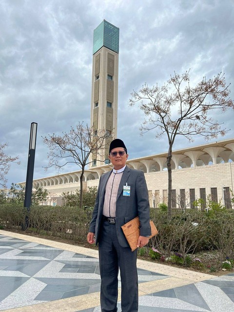 Cholil Nafis menghadiri peresmian Masjid Jami' Aljazair, masjid terbesar di dunia setelah masjidil Haram dan Masjid Nabawi. Foto: Dok. Istimewa
