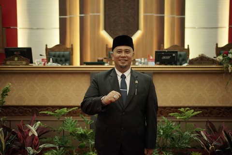 Wakil Ketua DPRD Kalimantan Barat, Syarif Amin Muhammad mengimbau warga untuk tidak panic buying jelang Ramadhan. Foto: Dok, Hi!Pontianak. 