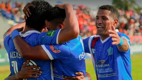 PSBS Biak vs Persiraja di Semifinal Leg 2 Liga 2. Foto: Instagram/@psbsofficial  