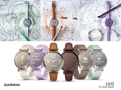 Smartwatch Lily 2 series dengan ragam fitur pintar. Foto: Garmin