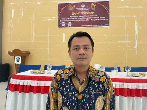 Ketua KPU Sintang, Edy Susanto. Foto: Yusrizal/Hi! Pontianak