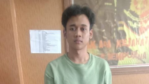 Muhammad Reza (22 ) eksekutor pembunuhan Indri. Foto: Polda Jawa Barat