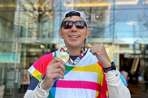 CEO PIS Yoki Firnandi di Tokyo Marathon 2024. Foto: Instagram/@yoki.firnandi