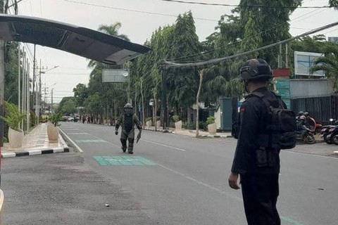 Suasana Polda Jatim, Jumat (26/1/2024). Dok: Polres Kediri Kota