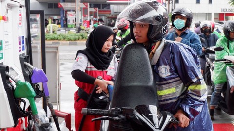 Acara MyPertamina Tebar Hadiah 2024 di SPBU COCO Pertamina Fatmawati, Jakarta, Rabu (6/3/2024). Foto: Aditya Pratama Niagara/kumparan
