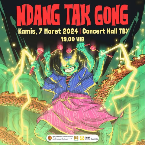 Poster resmi Ndang Tak Gong 2024. Foto: Dok. TBY