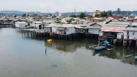 Rumah penduduk di Kecamatan Bumi Waras, Kota Bandar Lampung | Foto: Roza Hariqo / Lampung Geh
