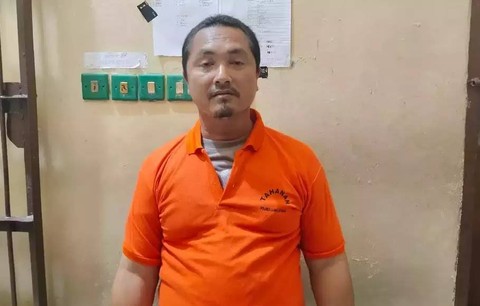 UB tersangka pencabulan santriwati. Dok: Polres Luwu Utara