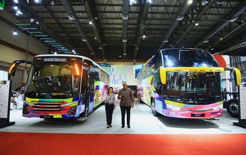DCVI rilis bus Mercedes-Benz di GIICOMVEC 2024. Foto: dok. DCVI