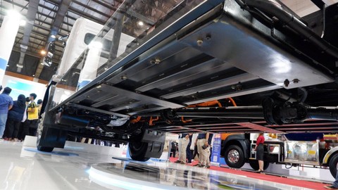 Truk konversi listrik AMP garapan PT Alun. Foto: Aditya Pratama Niagara/kumparan