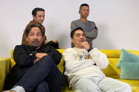 Para personel UNGU dalam konferensi pers di Jakarta Selatan, Kamis (7/3/2024). Foto: Vincentius Mario/kumparan