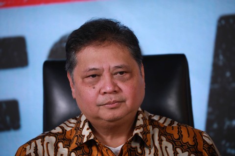 Menko Perekonomian Airlangga Hartarto di program Info A1 kumparan. Foto: Aditia Noviansyah/kumparan