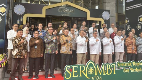 Bank Indonesia (BI) menggelar acara Semarak Rupiah Ramadan dan Berkah Idul Fitri (SERAMBI) 2024, Jumat (15/3/2024). Foto: Ghinaa Rahmatika/kumparan