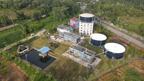 Fasilitas Water Treatment Plant (WTP) Kudungga di Kabupaten Kutai Timur (Kutim), Kalimantan Timur. Foto: Dok. Istimewa