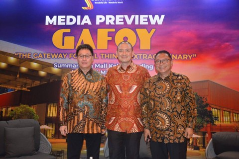 Konferensi pers pembukaan GAFOY, yang digelar di Summarecon Kelapa Gading, Kamis (14/3). Foto: Dok. Summarecon Kelapa Gading
