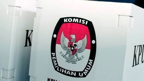 Ilustasi kotak suara Pemilu 2024