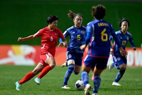 Final Piala Asia Wanita U-20 Jepang vs Korea Utara di JAR Stadium, Uzbekistan. Foto: AFC