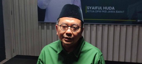 Ketua DPW PKB Jabar, Syaiful Huda, di Kantor DPW PKB Jabar, pada Minggu (17/3/2024). Foto: Rachmadi Rasyad/kumparan