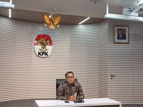 Kabag Pemberitaan KPK Ali Fikri gelar konfrensi press, Selasa (19/3). Foto: Hedi/kumparan