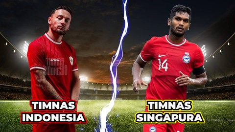 Kolase jersey timnas Indonesia yang disebut mirip Singapura. Foto: IG/@timnasindonesia dan timnas Singapura