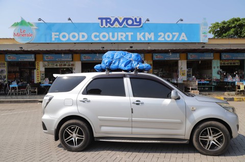 Food Court di Rest Area Tol Palimanan-Kanci (Palikanci) KM 207A, Rabu (20/3/2024).  Foto: Dicky Adam Sidiq/kumparan
