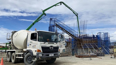 PT Waskita Beton Precast Tbk (WSBP) menyuplai produk Readymix untuk menggarap Jembatan Palu IV. Foto: Dok. Waskita Beton Precast