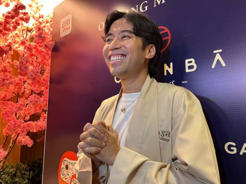 Vidi Aldiano di acara pembukaan restoran Chanba di Kelapa Gading, Jakarta Utara, Kamis (21/3) Foto: D.N Mustika Sari/kumparan