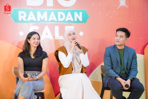 Sesi Talkshow Shopee Big Ramadan Sale. Foto: dok. Istimewa