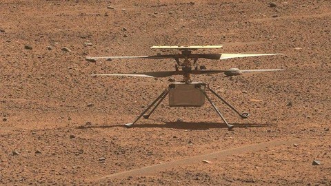 Wahana Ingenuity milik NASA yang bertugas ke Mars.
