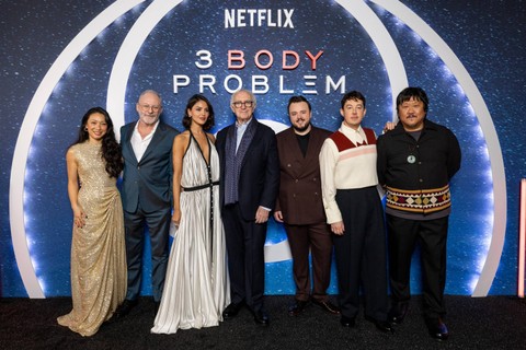 Premier 3 Body Problem di London. Foto: Dhini Hidayati/kumparan