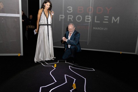 Premier 3 Body Problem di London. Foto: Dhini Hidayati/kumparan