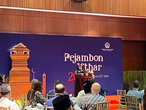 Buka Puasa Bersama Kemlu RI dan Duta Besar untuk Indonesia "Pejambon Ifthar". Jakarta, Jumat (22/3/2024). Foto: Tiara Hasna/kumparan