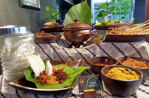 Nasi Krawu khas Kabupaten Gresik.
