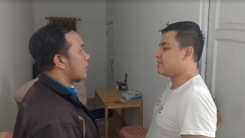 Polisi tangkap pelaku yang menodongkan pistol di Mampang, Jakarta Selatan. Foto: Dok. Istimewa