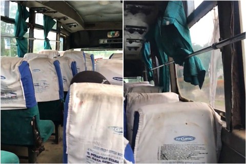 Kondisi Bus Bandar Lampung - Way Kanan | Foto: ist