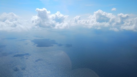 Ilustrasi udara Natuna. Foto: Shutterstock