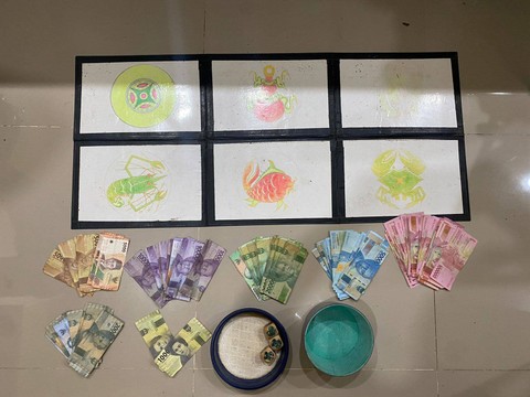 Barang bukti judi kolok-kolok diamankan Polres Melawi. Foto: Dok. Polres Melawi