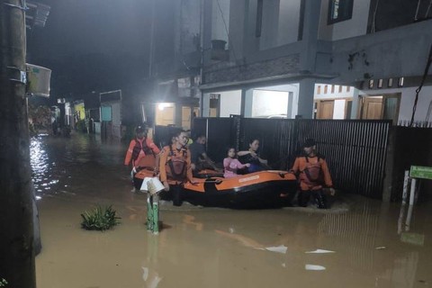 Longsor dan banjir landa Kabupaten Bogor. Foto: Dok. Istimewa