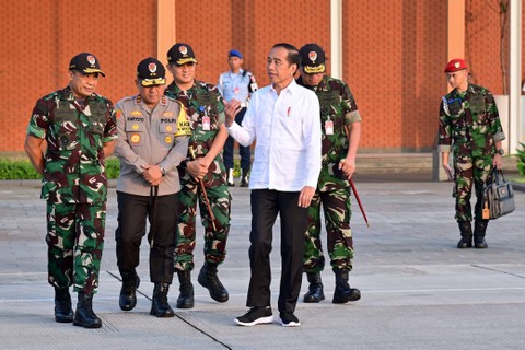 Presiden Joko Widodo kunjungan kerja ke Sulawesi Tengah. Foto: Muchlis Jr/Biro Pers Sekretariat Presiden