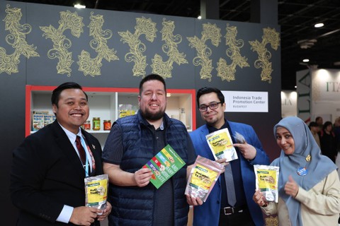 Pada pameran kali ini, produk makanan dan minuman (mamin) dan horeka Indonesia berhasil mencatatkan transaksi potensial sebesar USD 10 juta atau senilai Rp150 miliar. Dok. Kemendag.