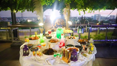 Menu buka puasa di Vasaka Hotel Jakarta. Foto: Vasaka Hotel Jakarta